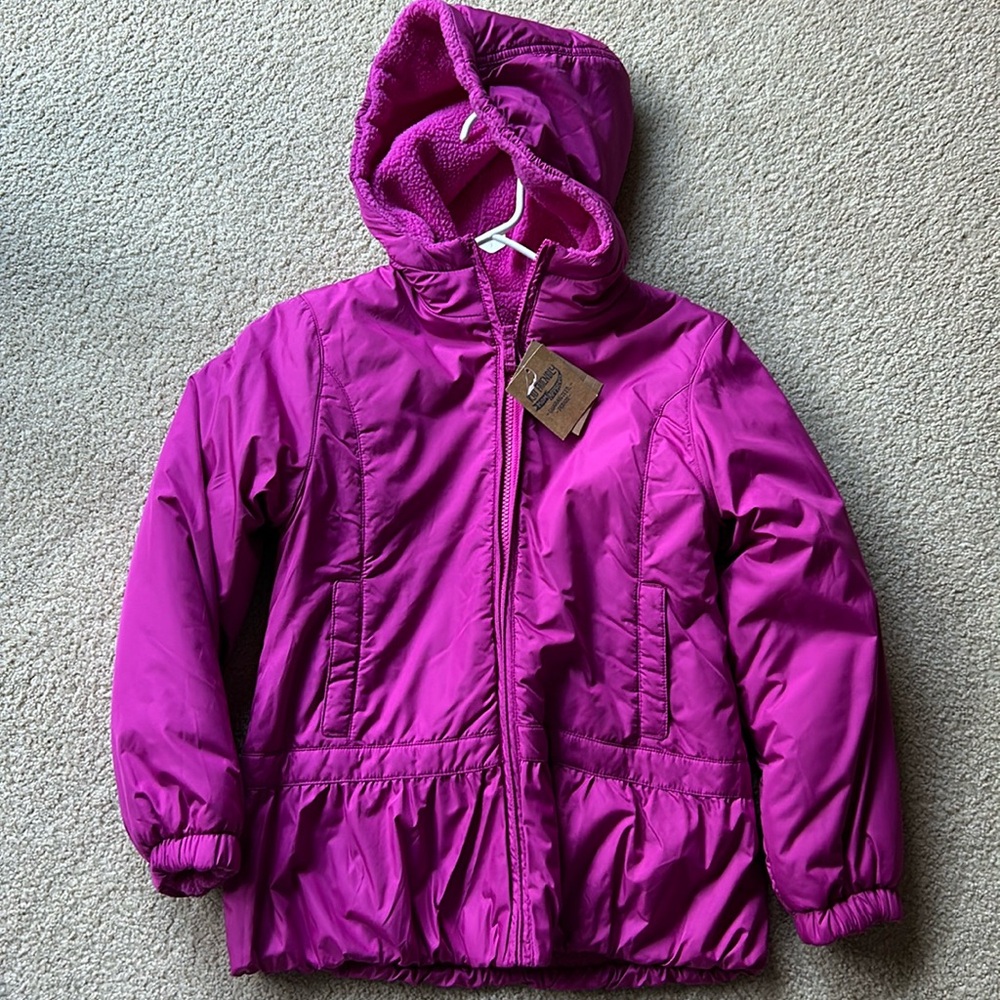Girls Lands End reversible winter jacket